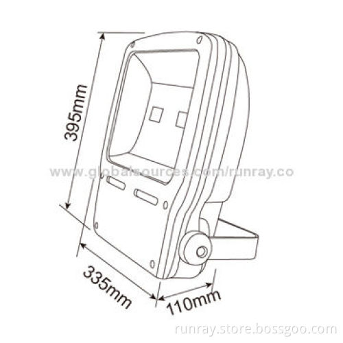 COB 120W LED Tunnel Light, 80-110lm/W, High-brightness, 72 Hours Aging Time, 2 or 3-year Warranty